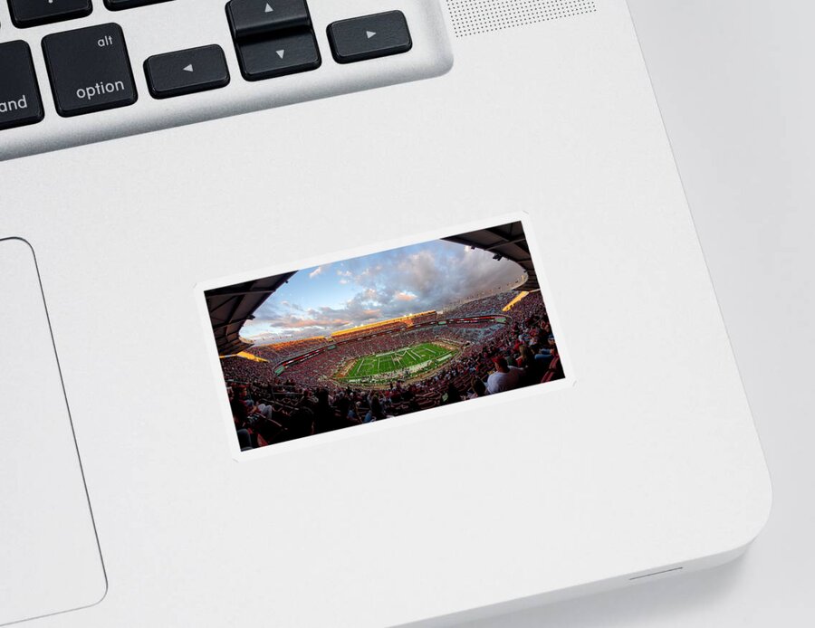 Gameday Sticker featuring the photograph Bama Spell Out Bryant-Denny Stadium #3 by Kenny Glover