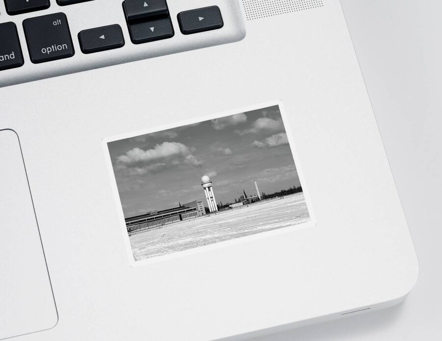 Architecture Sticker featuring the photograph Berlin, Tempeholf #3 by Eleni Kouri