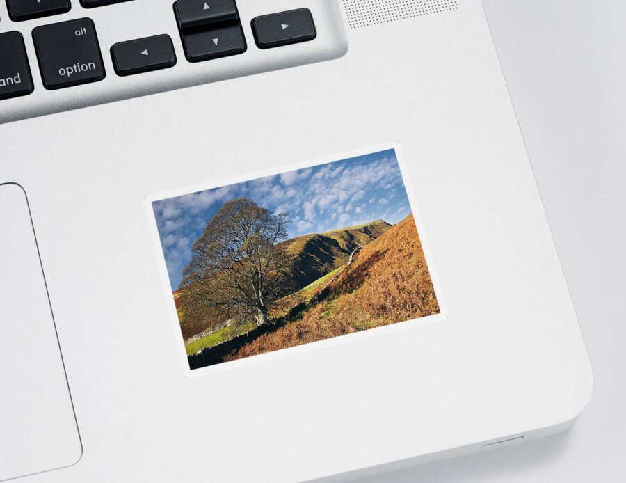 Lonsdale Pike Sticker featuring the photograph Lake District Landscape #3 by Martyn Arnold