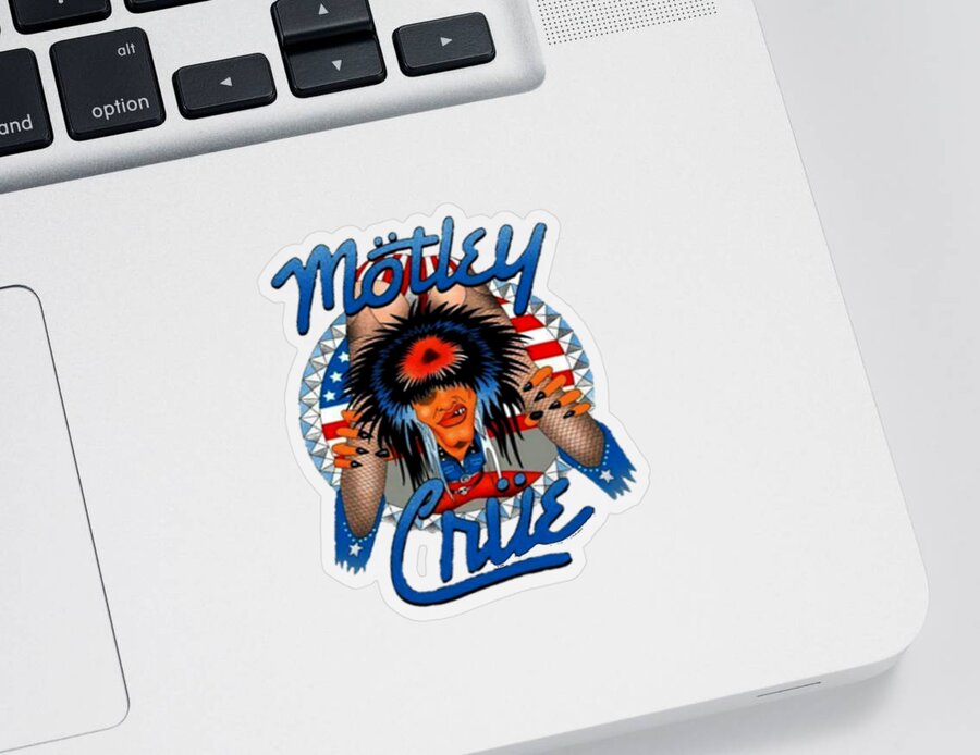 Motley Crue Best Selling #3 Sticker by Jung Jeha - Pixels Merch