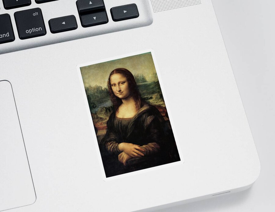 Mona Lisa Abstract Stickers for Sale - Pixels