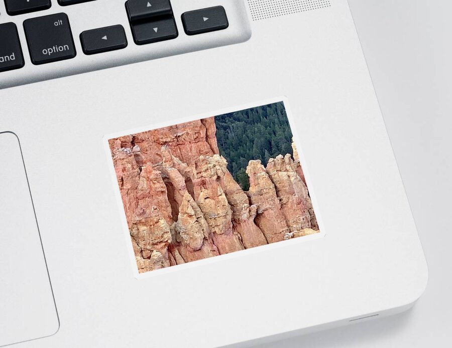 Bryce Canyon Sticker featuring the digital art Bryce Canyon #4 by Tammy Keyes