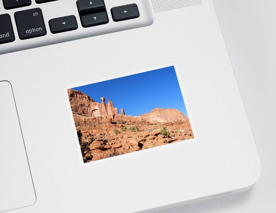 Arches National Park Sticker featuring the photograph Arches National Park #43 by Raul Rodriguez