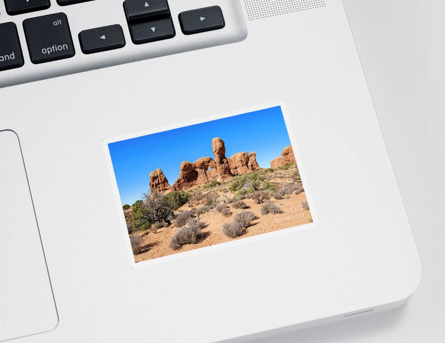 Arches National Park Sticker featuring the photograph Arches National Park #45 by Raul Rodriguez