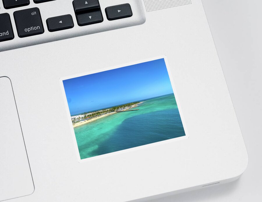 Grand Turk Turks And Caicos Sticker featuring the photograph Grand Turk Turks and Caicos #5 by Paul James Bannerman
