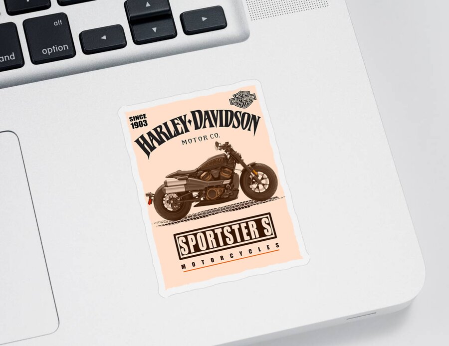 Harley Davidson Motor Co. Decal Sticker