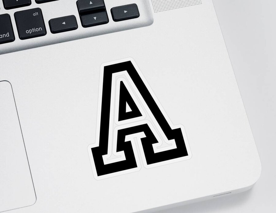 A To Z Alphabet Stick On Letters Sticker