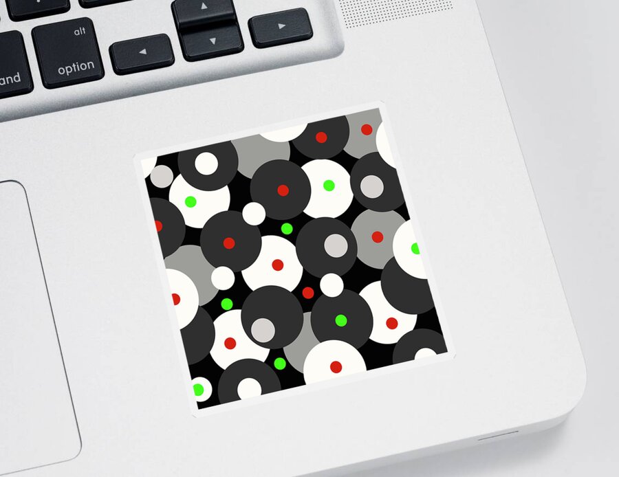 Pattern Sticker featuring the photograph Abstract Patterns by Amelia Pearn