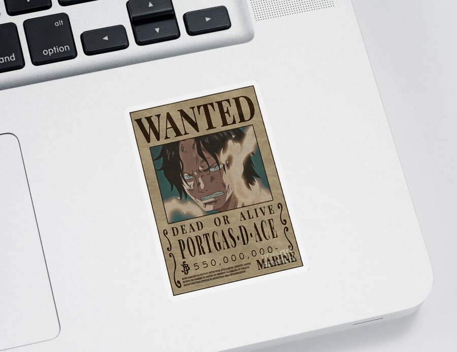 Ace One Piece Wanted Bounty Poster Jigsaw Puzzle
