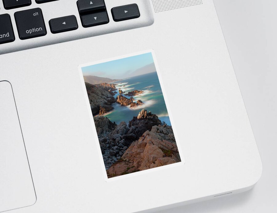 Landscape Sticker featuring the photograph Along The Coastline by Jonathan Nguyen
