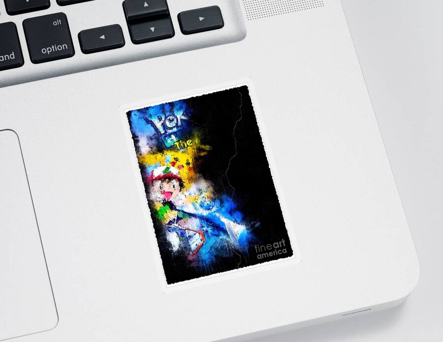 Pikachu Pokemon Laptop / Macbook Vinyl Decal Sticker