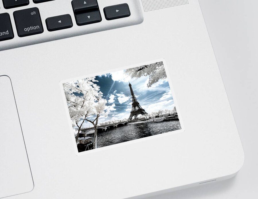 Paris Sticker featuring the photograph Another Look - Paris France by Philippe HUGONNARD