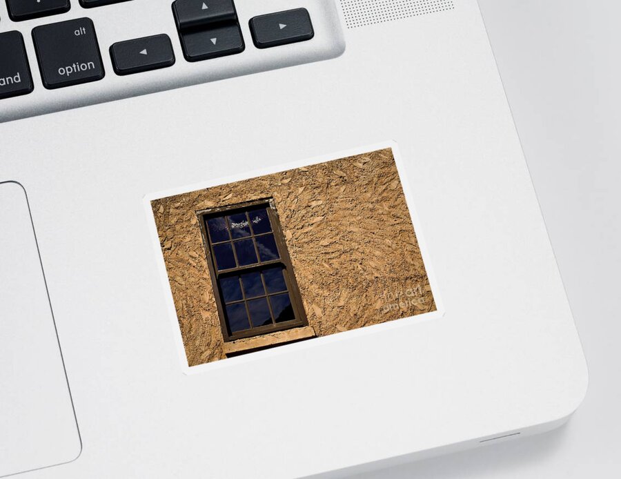 Jon Burch Sticker featuring the photograph Apple Factory Window by Jon Burch Photography