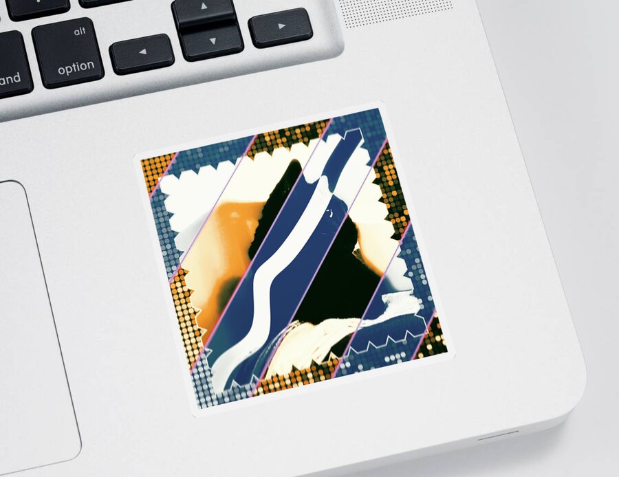 Digital Sticker featuring the digital art Art 03.02.2022 - 01 by Marko Sabotin