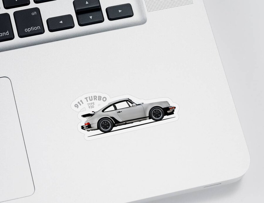 Porsche 911 Turbo Sticker featuring the photograph The 911 Turbo 1984 by Mark Rogan