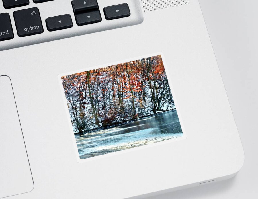 Autumn Sticker featuring the photograph Autumn Dreaming by Sarah Lilja