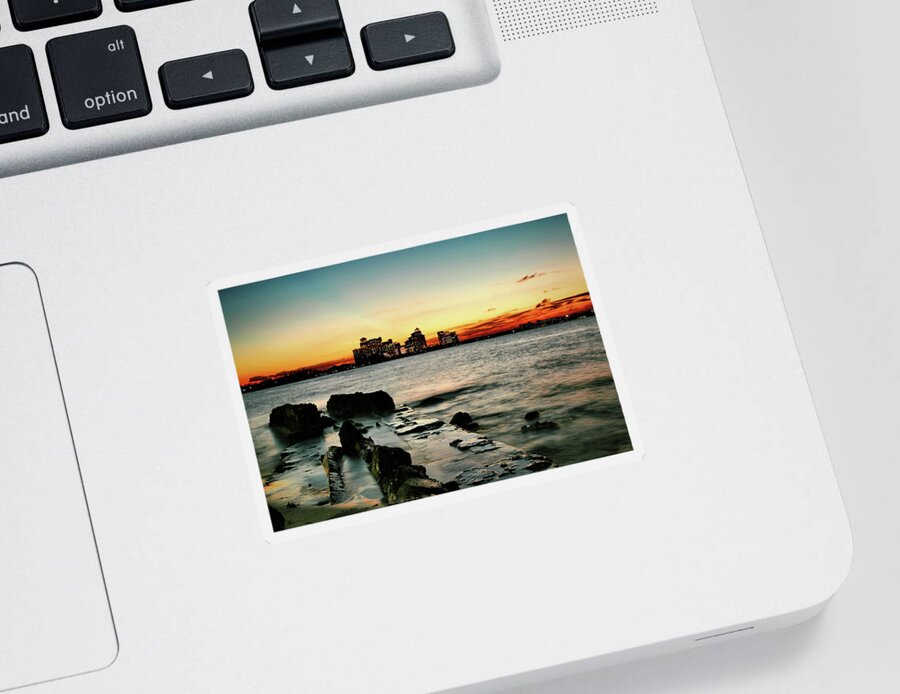 Sunset Sticker featuring the photograph Baha Mar Sunset by Montez Kerr