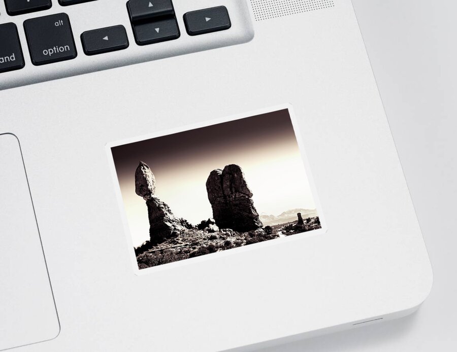 Utah Sticker featuring the photograph Balanced Rock by Mark Gomez