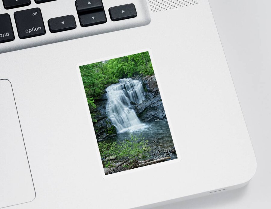 Cherokee National Forest Sticker featuring the photograph Bald River Falls 41 by Phil Perkins