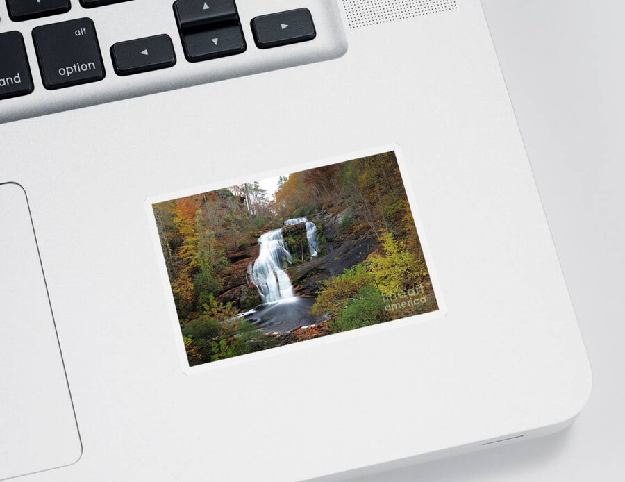 Bald River Falls Sticker featuring the photograph Bald River Falls by Rick Lipscomb