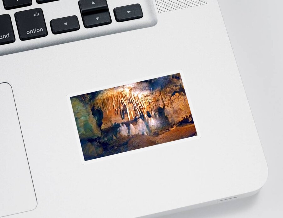 Cave Sticker featuring the photograph Cub Run Cave Kentucky by Stacie Siemsen