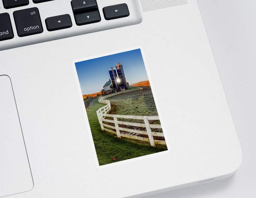Bellvale Farms Sticker featuring the photograph Bellvale Farms NY II by Susan Candelario