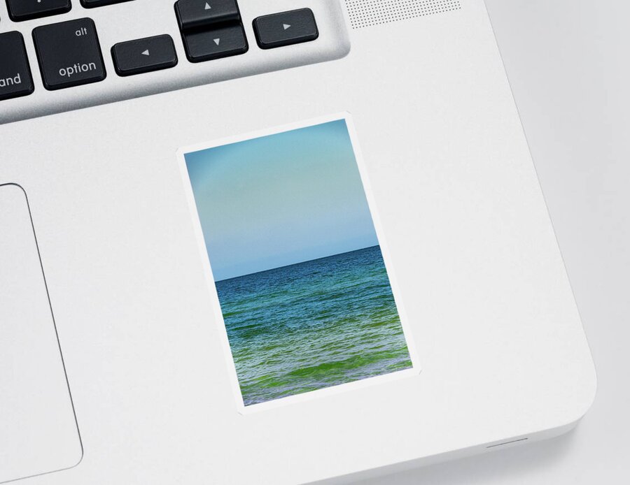 Florida Sticker featuring the photograph Blue Sea by Marian Tagliarino