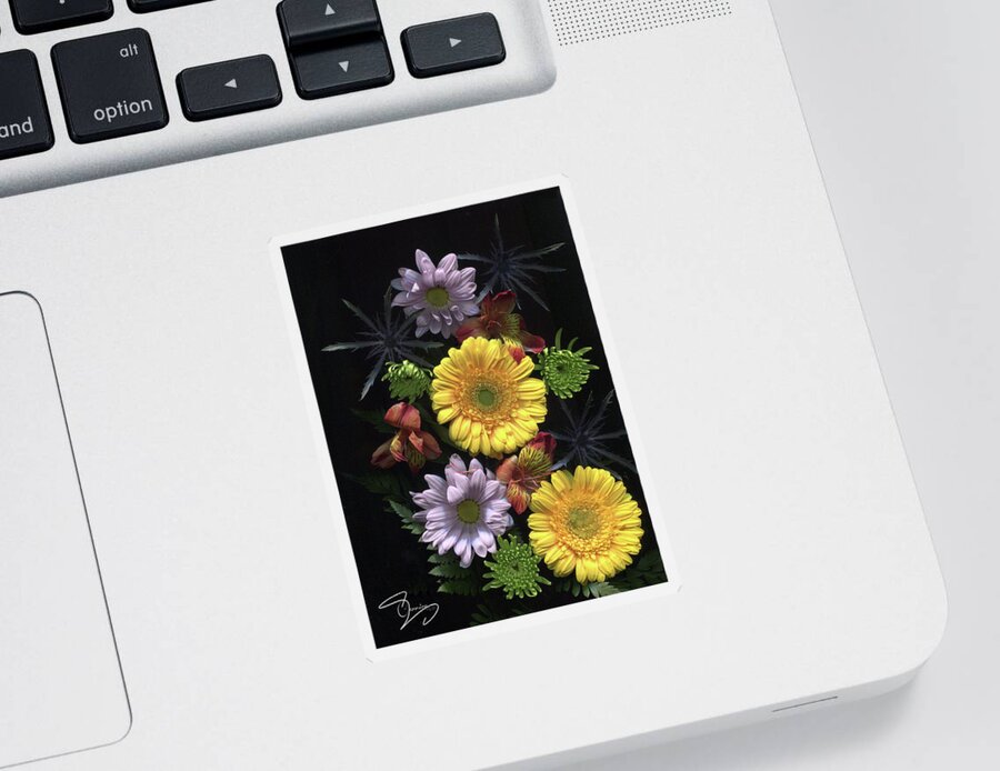 Floral Sticker featuring the photograph Bouquet by Evie Carrier