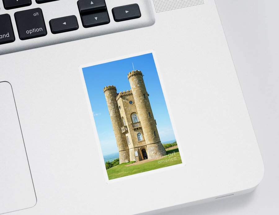Broadway Tower Sticker featuring the photograph Broadway Tower, Cotswolds, England by Neale And Judith Clark