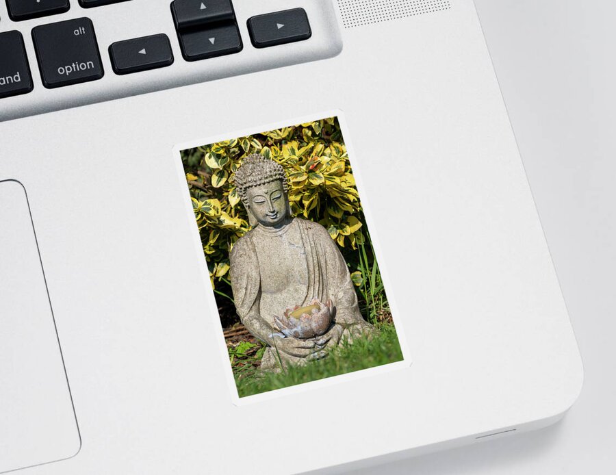 Buddha Sticker featuring the photograph Buddha by Steev Stamford