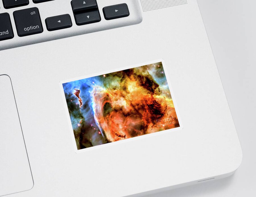 Astronomy Sticker featuring the photograph Carina Nebula and Keyhole Nebula by M G Whittingham