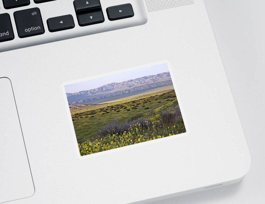  Sticker featuring the photograph Carrizo Plain National Monument #1 by Carla Brennan