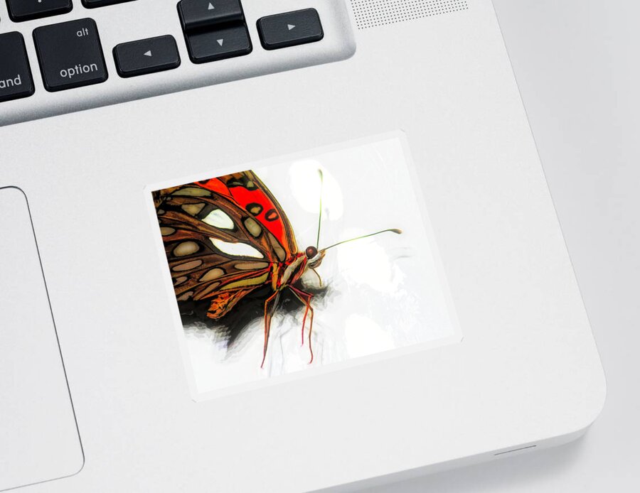 Butterfly Sticker featuring the photograph Change by Pete Rems