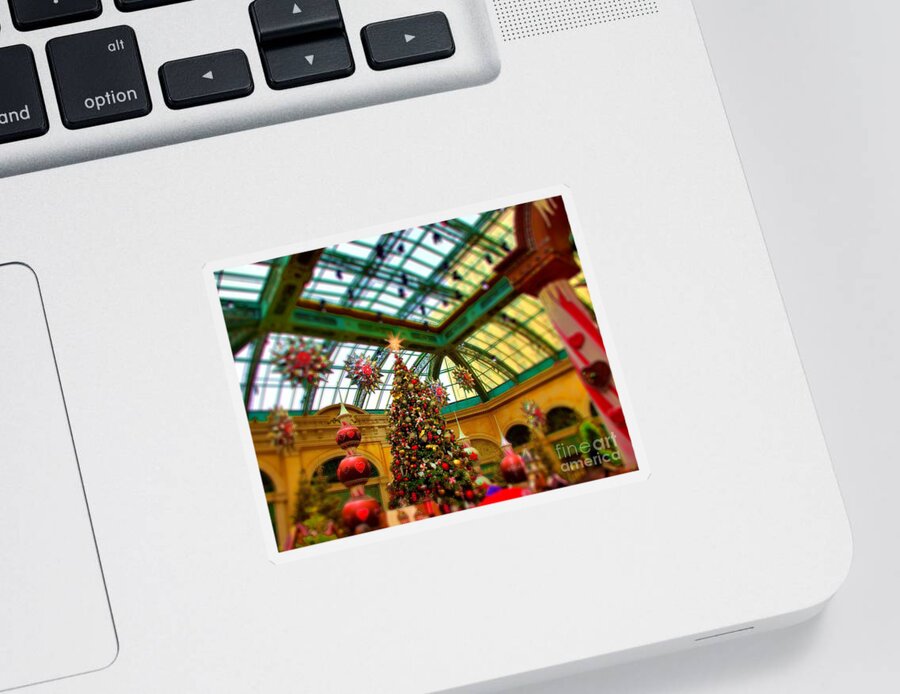 Sticker featuring the photograph Christmas Candy by Rodney Lee Williams