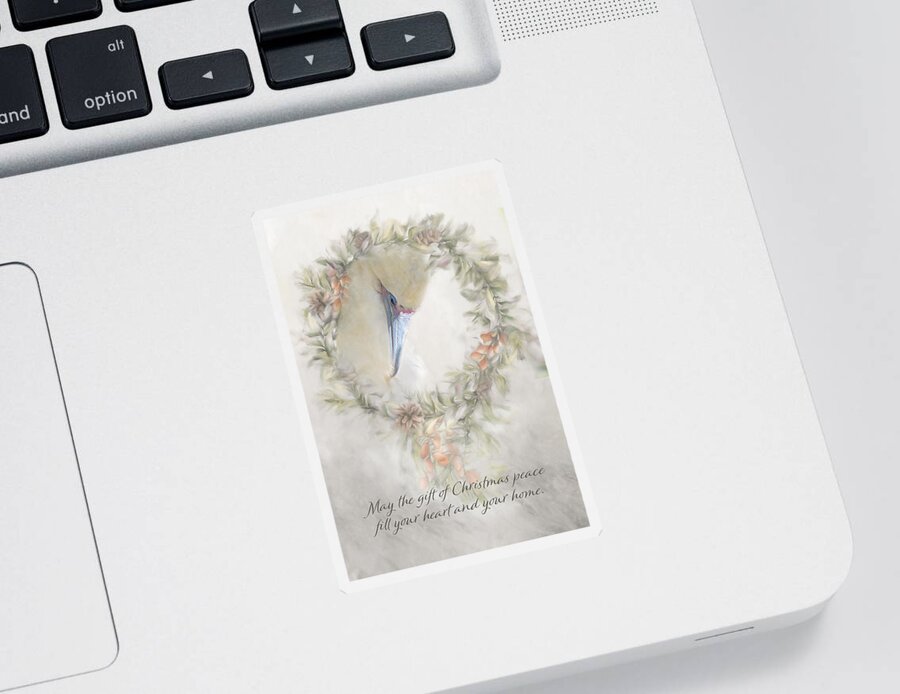 Photography Sticker featuring the digital art Christmas Peace by Terry Davis