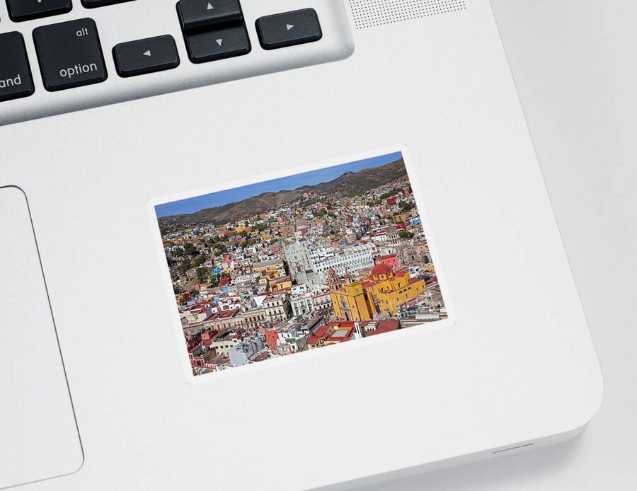 17th Century Sticker featuring the photograph City Guanajuato, Mexico by Arterra Picture Library