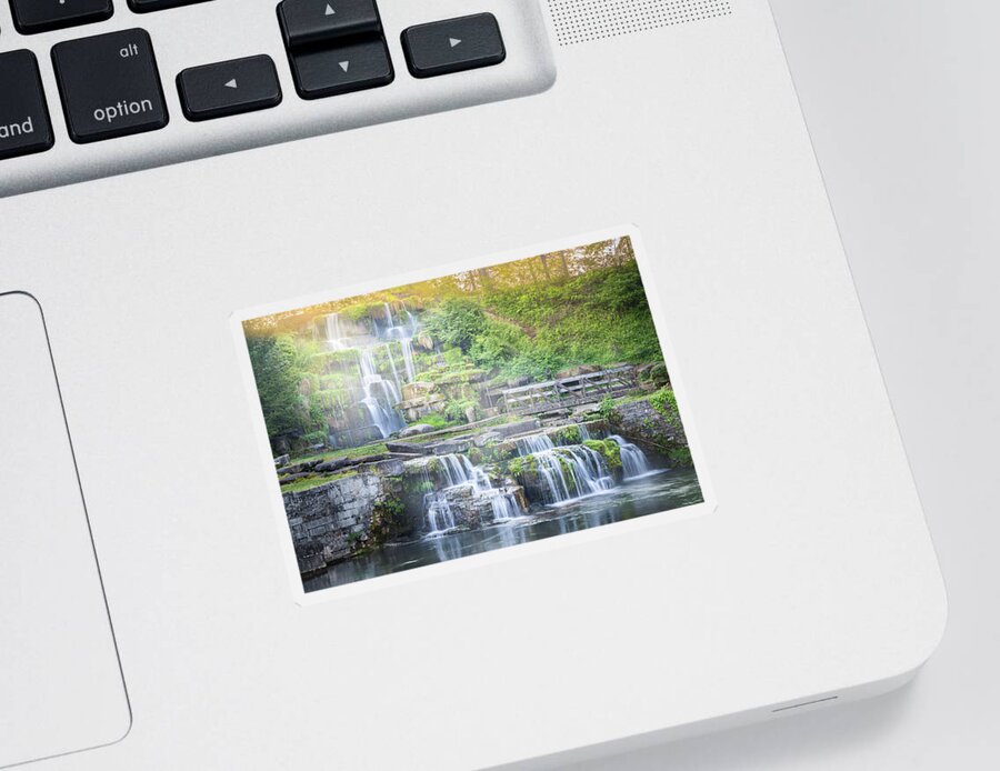 Cold Water Falls Sticker featuring the photograph Cold Water Falls At Spring Park by Jordan Hill