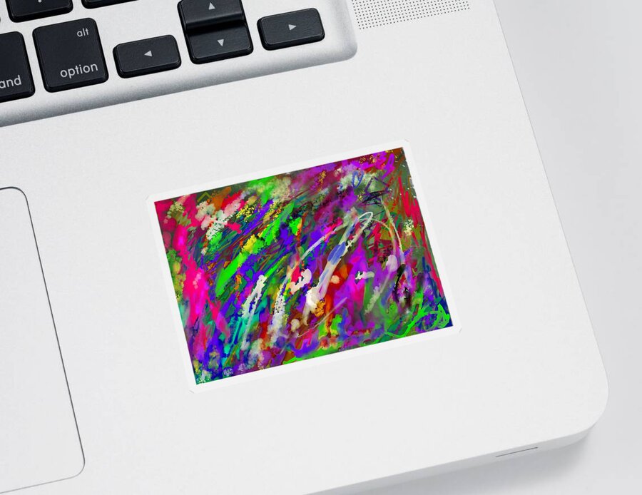 Digital Sticker featuring the digital art Color Garden by Ralph White