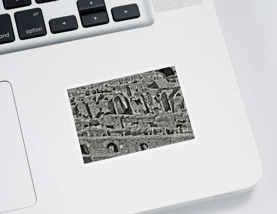 Colosseum Sticker featuring the photograph Colosseum Hypogeum by Olivier Le Queinec