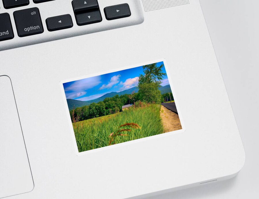 Landscape Sticker featuring the photograph Country home by Alison Belsan Horton