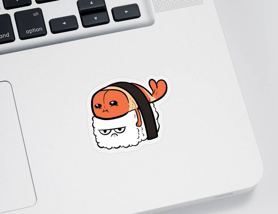 Sushi Japanese Kawaii Anime Drawing Gift' Sticker