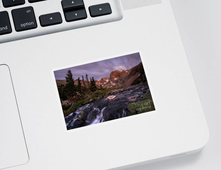 Indian Peaks Wilderness Sticker featuring the photograph Dawn at Lake Isabel by Keith Kapple