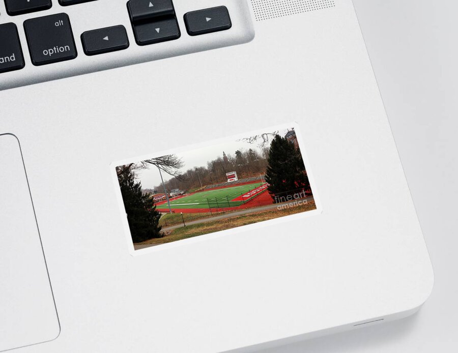 Piper Sticker featuring the photograph Denison University Piper Stadium 5871 by Jack Schultz