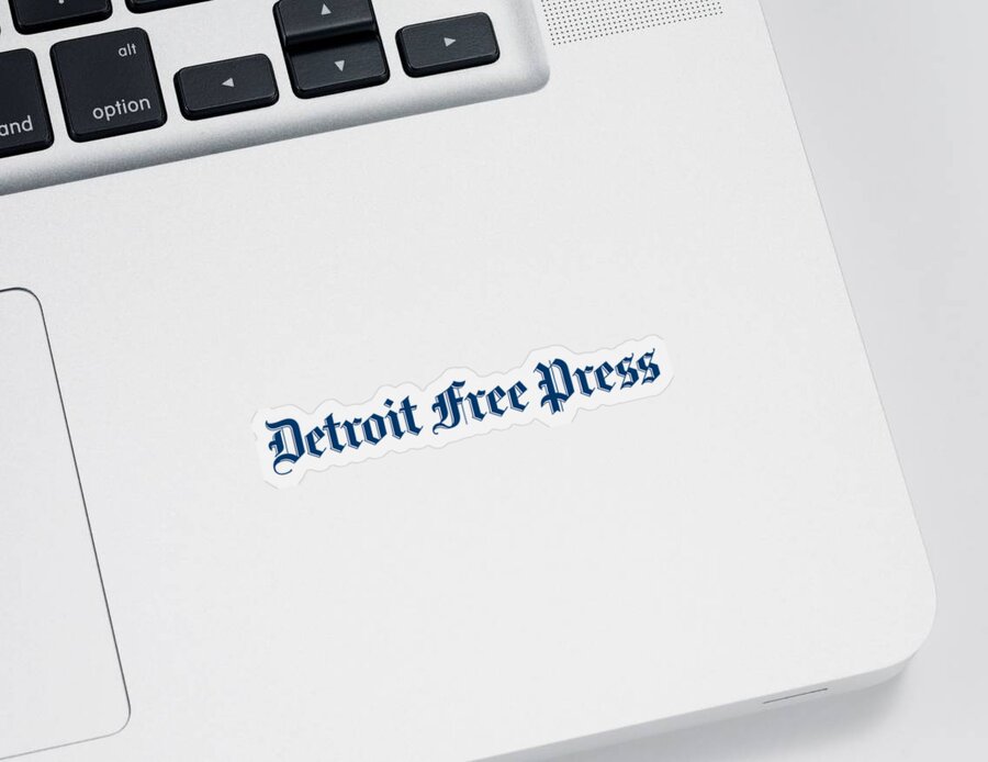Detroit Free Press Print Logo Sticker