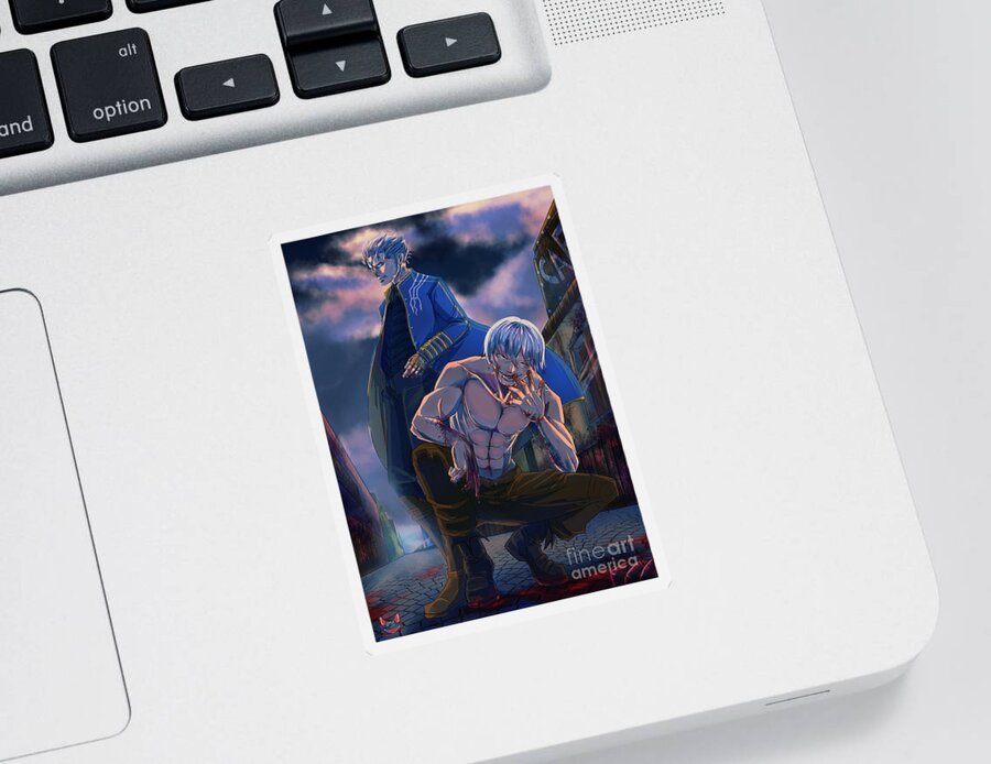 Devil May Cry - Dante and Vergil Digital Art by Azrael Art - Pixels
