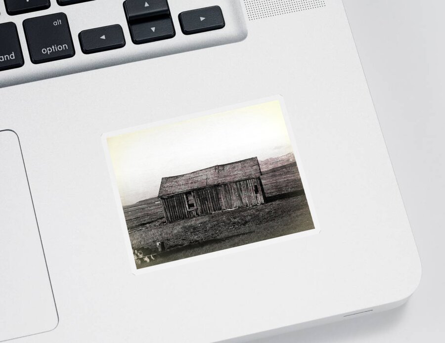 Dilapidated Barn Sticker featuring the photograph Dilapidated Barn by Dan Sproul