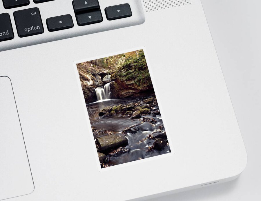 Waterfall Sticker featuring the photograph Doane Falls by Christina McGoran