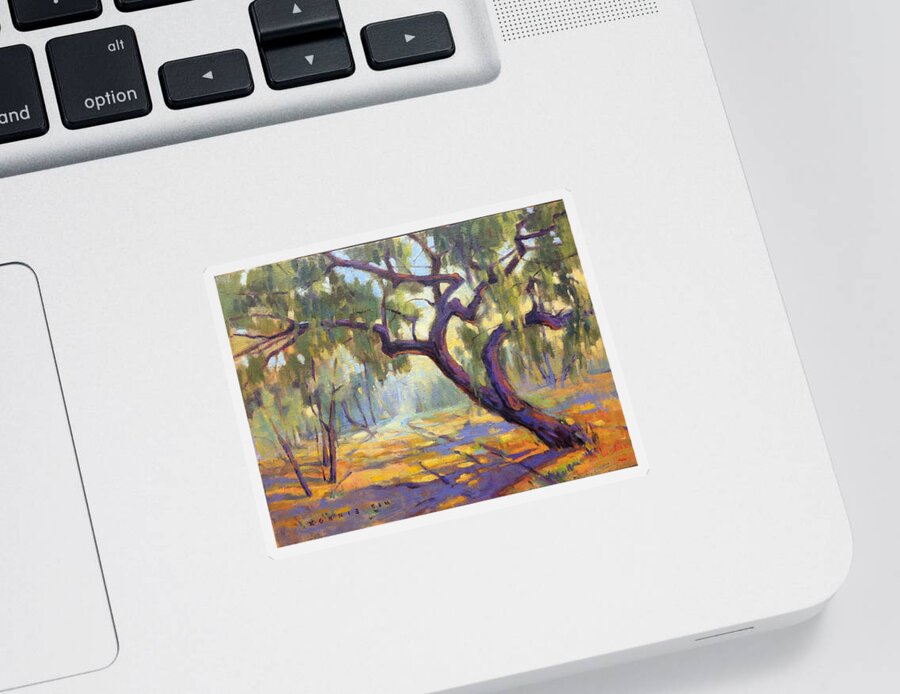 Peppertree Sticker featuring the painting Drama Queen by Konnie Kim