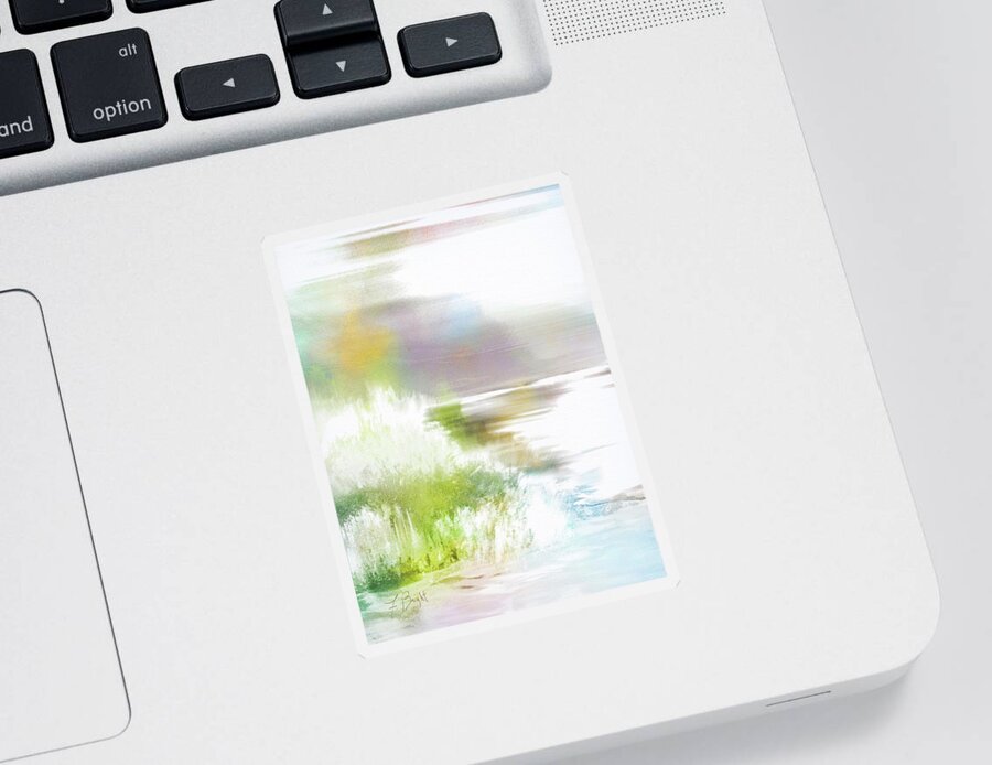 Ipad Painting Sticker featuring the digital art Dunes At The Water by Frank Bright