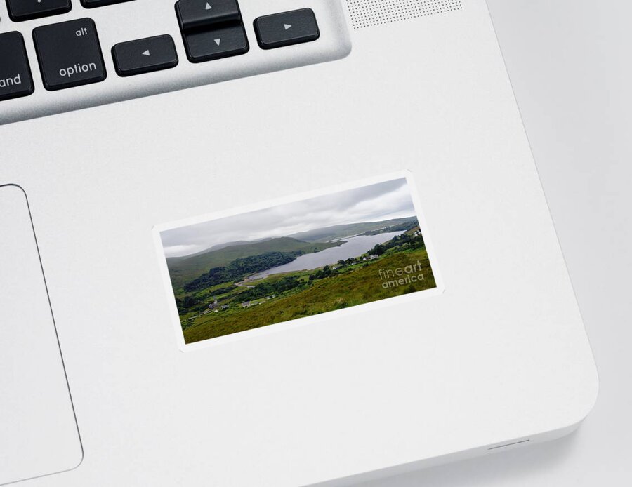 Dunlewey Lake Sticker featuring the photograph Dunlewey Lake by Joe Cashin